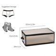 thumbnail image 4 of Birdeem Pp Plastic Storage Box, Foldable, Transparent Storage Box, Seven Piece Set, Clothing Sorting and Organizing Bag, Clothing Bag, Storage Bag, 4 of 10
