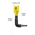 thumbnail image 2 of EGNMCR Entonnoir Auto Rétractable 2 Pcs Outils d'Urgence pour Conduite Autonome Entonnoir Entonnoir, 2 of 2