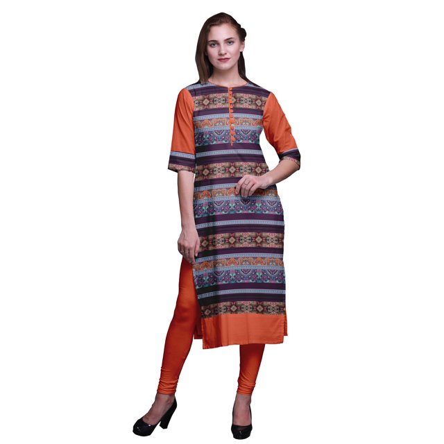 Bimba Straight Tunic Dresses For Women PrintedKurtiSummer Kurta