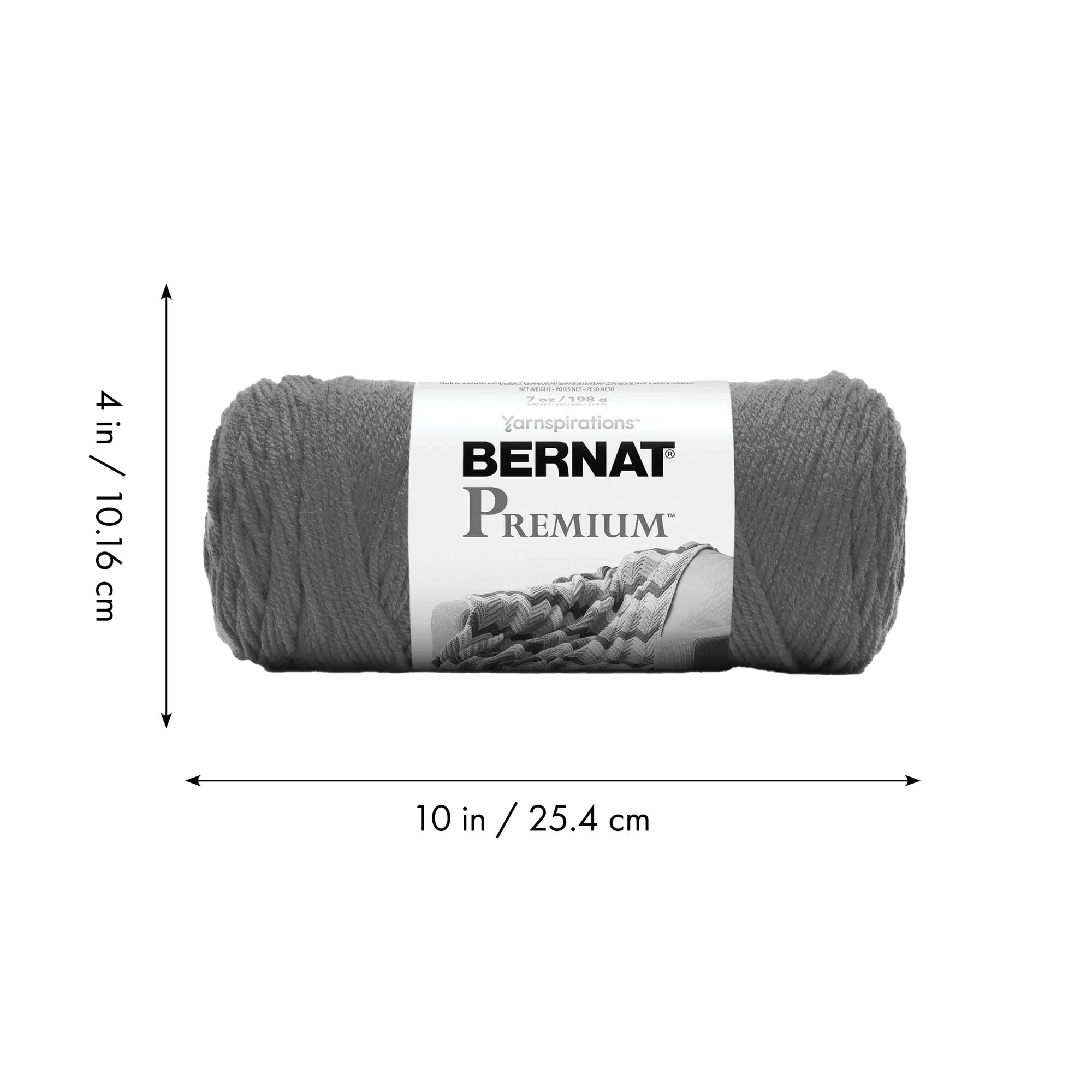 Bernat® Fil Premium™, Acrylique #4 Moyen, 7oz/198g