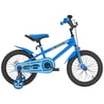 thumbnail image 1 of KFFKFF Kids Bike, 16 Inches BMX Style Children Bicycle, Rider Height 3.28 ft - 4.27 ft, Training Wheels Included, Sturdy and Easy to Assemble, 1 of 9
