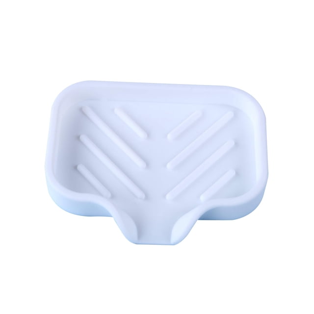 Pompotops Soft Gel Soap Sponge Holder For Sink Countertop Sink Storage Tray For Kitchen Or Bathroom Clearance