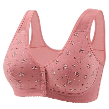 Lixiuxyad Full Figure Bras Women's Comfortable And Sexy Transparent Shoulder Strap Cordless Backless Spongeless With Convertible Shoulder Straps