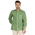 thumbnail image 1 of Bestman Solid Formal Button Down Shirt For Men Long Sleeve With Patch Pocket Business Wear, 1 of 7