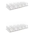 thumbnail image 2 of Maytalsory 1/2/3 4 Pieces PP Spice Organizer Self-adhesive Wall-mounted Solid Color Replacement Home Kitchen Pepper Sugar Rack Hanger 4Pcs 2PCS, 2 of 6