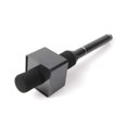 thumbnail image 4 of SHISUYAN 2Pcs Portable ABS Injection Molding Triangle and Square Shaped Interview Mic Microphone Logo Flag Station Logo (Black and White), 4 of 8