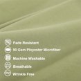 thumbnail image 3 of PiccoCasa 2 Pcs Body Pillowcases Microfiber Envelope Long Pillowcover, Queen Sage, 3 of 8