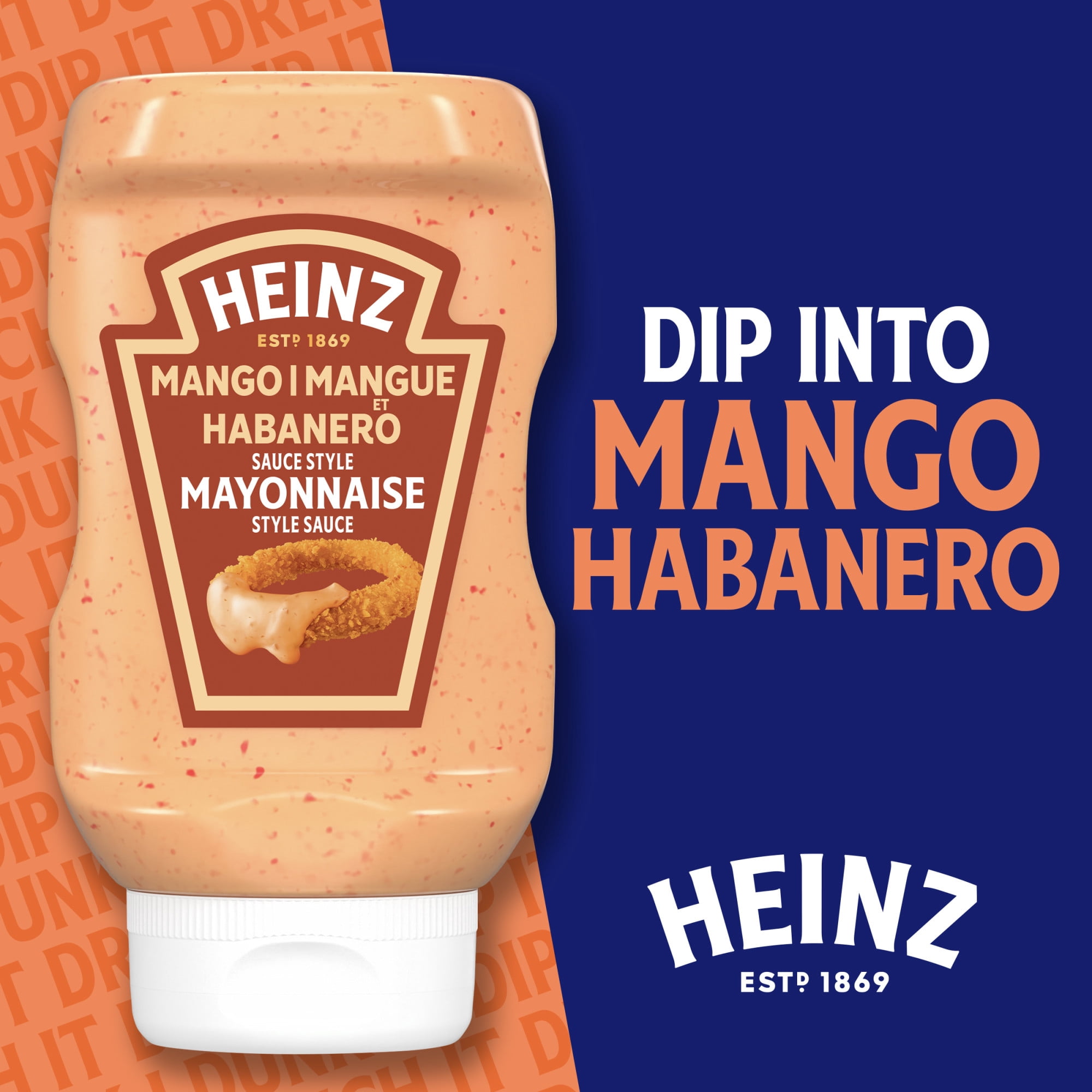 Sauce Style Mayonnaise À La Saveur De Mangue Et Habanero, Bouteille