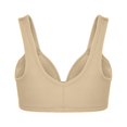 thumbnail image 3 of CHUANK Front-Closure Wireless Leisure Bra - Comfortable Plus Size Bras For Women Purple L, 3 of 9