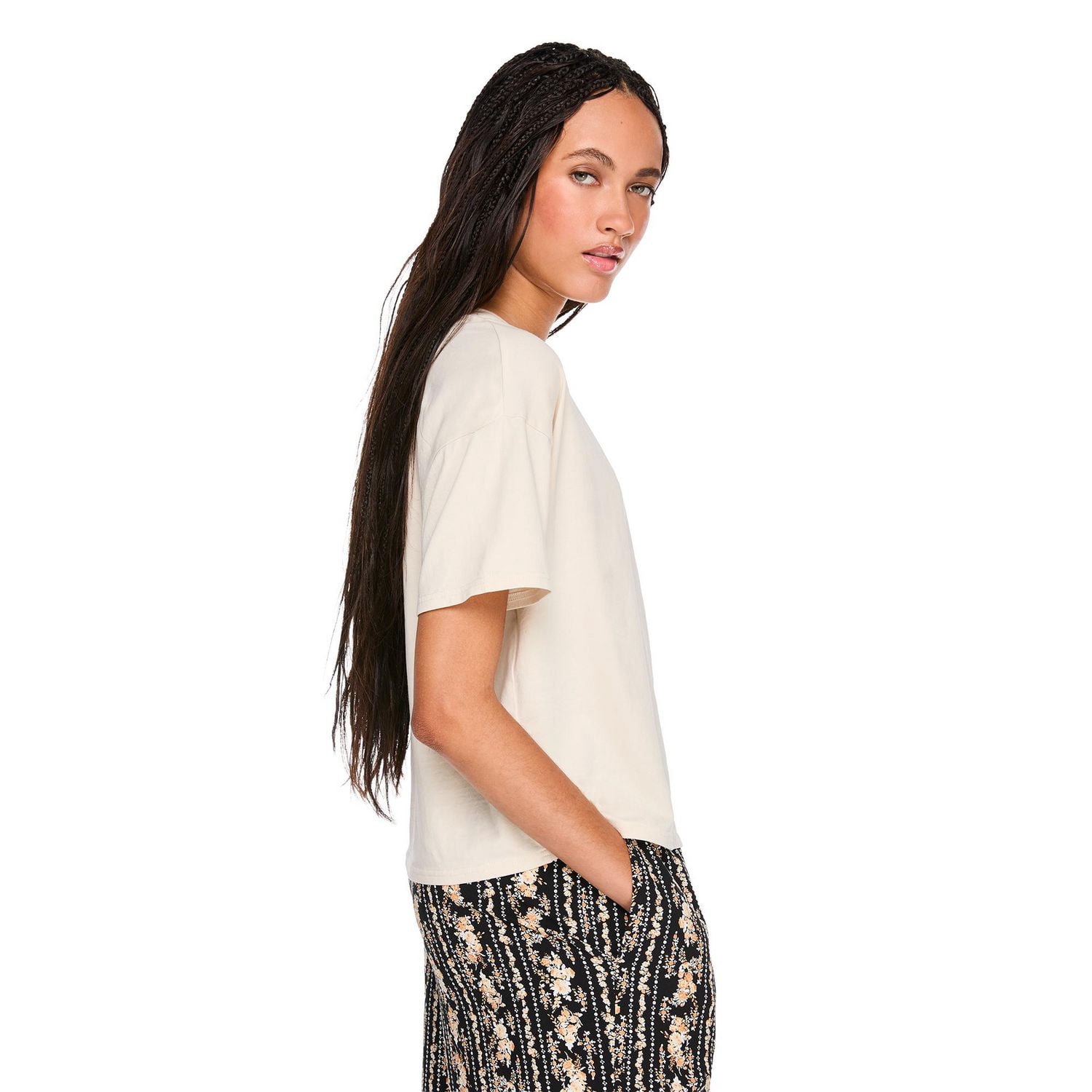 T-shirt coupe garçonne Wild Skye pour femmes