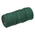 thumbnail image 1 of Unique Bargains Cotton Rope Twine String Twisted Braided Cord, Dark Green 100m/109 Yard for Wall Hanging, Macrame Knotting, 1 of 7