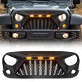 thumbnail image 1 of AMERICAN MODIFIED Front Goliath Grill Compatible w/ 07-18 Jeep Wranglers, 1 of 11