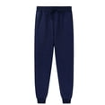 thumbnail image 1 of MIASHUI Boys Girls Sweatpants Soft Active Athletic Trousers Unisex Elastic Waist Jogger,Navy,2-3 Years, 1 of 4