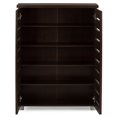thumbnail image 4 of Bowery Hill Armoire à Chaussures à 2 Portes, Brun Foncé, 4 of 5