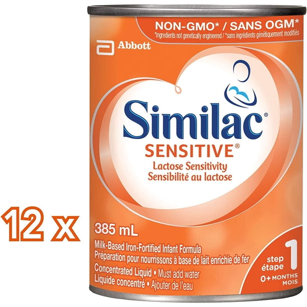 Similac Sensitive 粉ミルク Similac Sensitive, Non-GMO Lactose Sensitivity Baby Formula