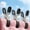 Black, variant on Heavy Duty Large Beach Towel Clips Soft Rubber Coated Metal Pegs Wind Proof Clamps for Patio Sun Seat - Stainless Steel Clothespins for Outdoor Drying Rack, Quilt Holder, Pool Chair, Balcony, Camping