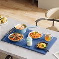 thumbnail image 4 of Tapis Chauffant pour Réchauffer Tapis Roulable Tapis Chauffant Multifonction avec Température Réglable Portable Arrêt Automatique Réchauffeur pour Vie Quotidienne Fêtes Buffet Souper (Bleu), 4 of 9