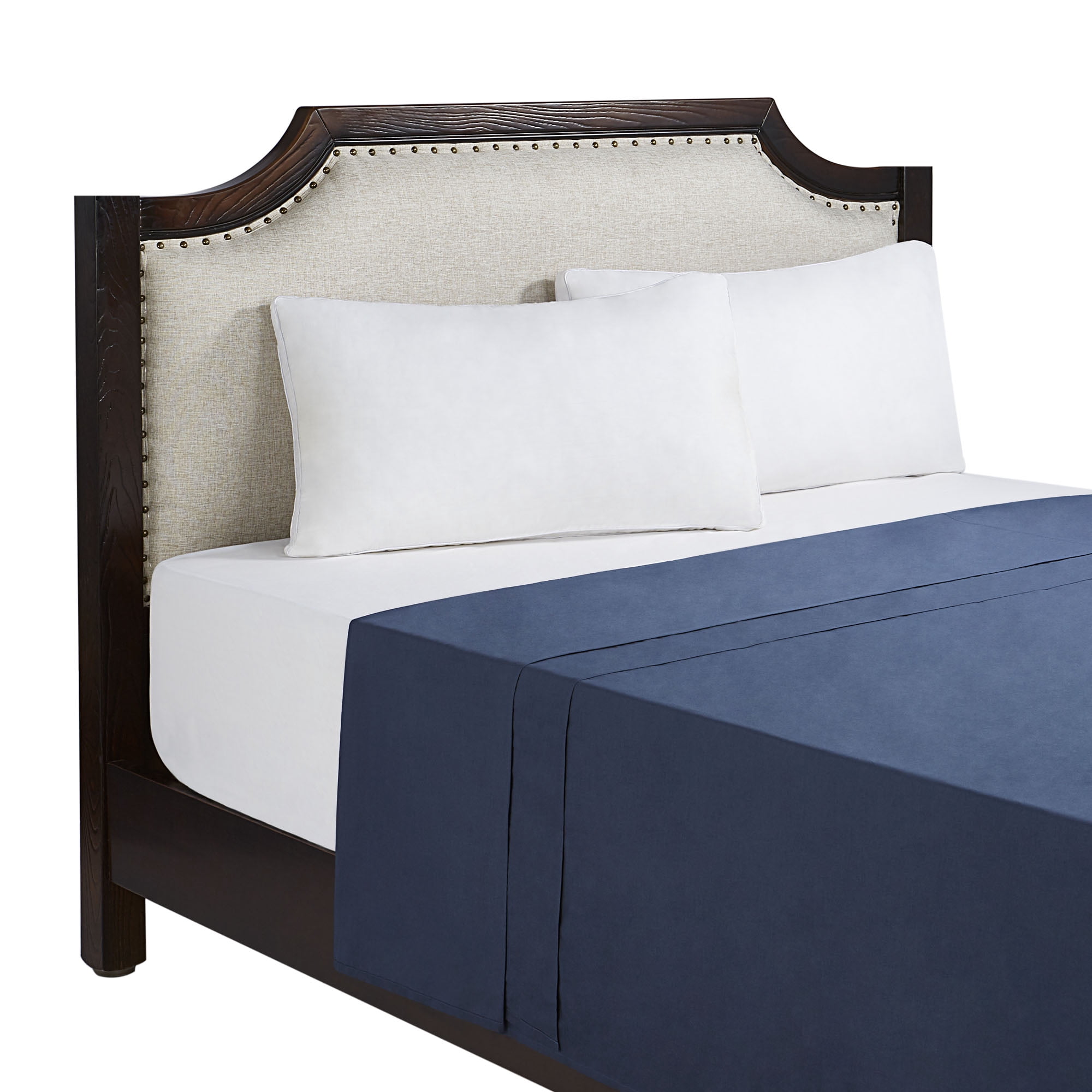 Drap-housse bleu foncé Mainstays, grand