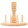 thumbnail image 2 of KAKOWELY Porte-Bobine Porte-Bobine en Bois Support de Fil Support de Fil en Bois Étagère à Fil de Table Organisateur de Fil à Broder6.3"X4.92"X4.92 Pouces, 2 of 4