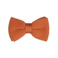 thumbnail image 1 of INSPIRE CHIC Men's Pre-Tied Bow Ties Adjustable Strap Solid Color Knitted Bowtie Orange, 1 of 5