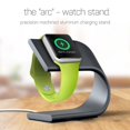 thumbnail image 3 of Maytalsory For U Shape Aluminum Alloy Stand Charger Holder Watch Charging Station black, 3 of 6
