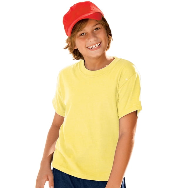 Hanes Garçon ComfortBlend EcoSmart Col Ras du Cou, m, Jaune