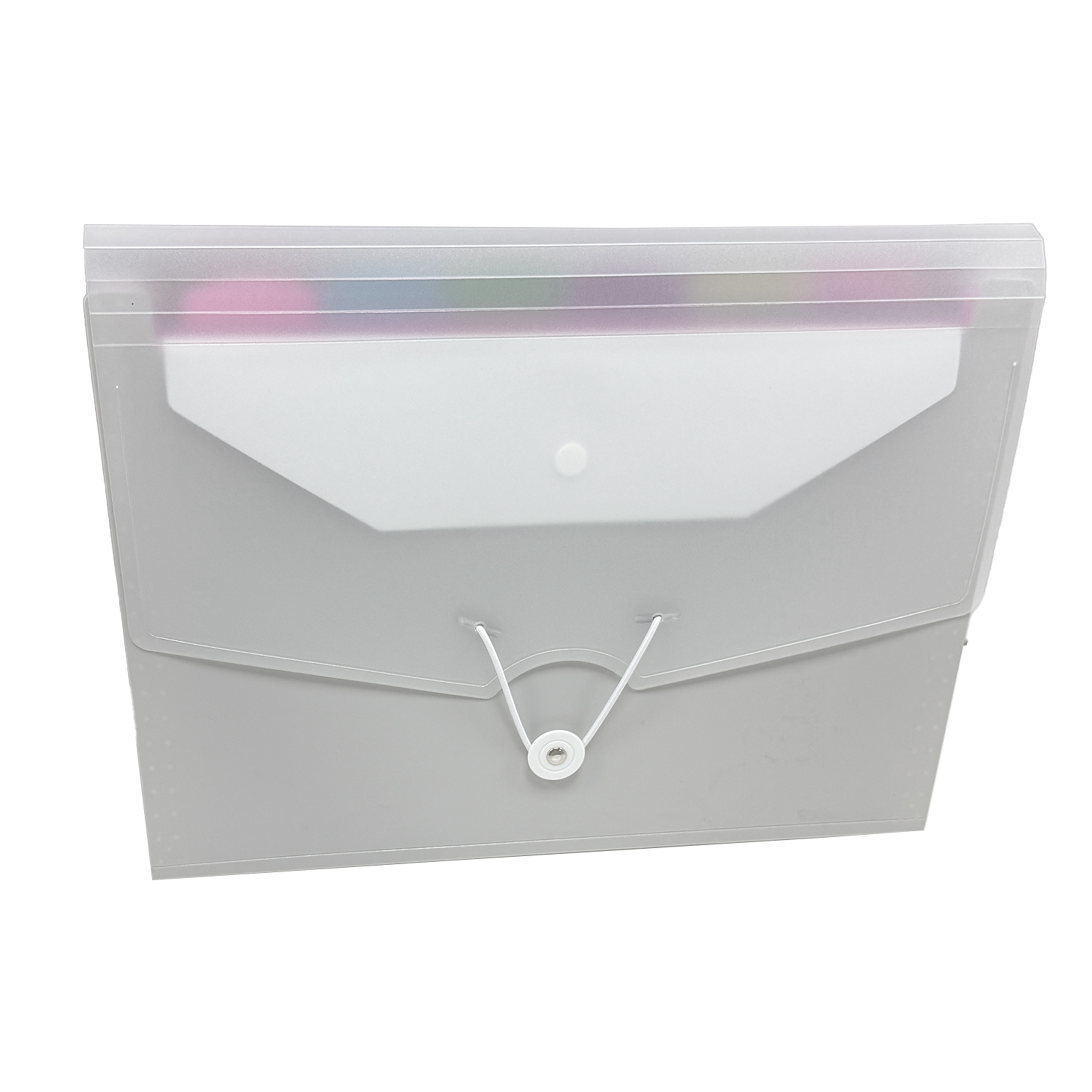 Pen+Gear 7-Pocket Poly organisateur de fichiers en expansion, gris, nouveau autoportant
