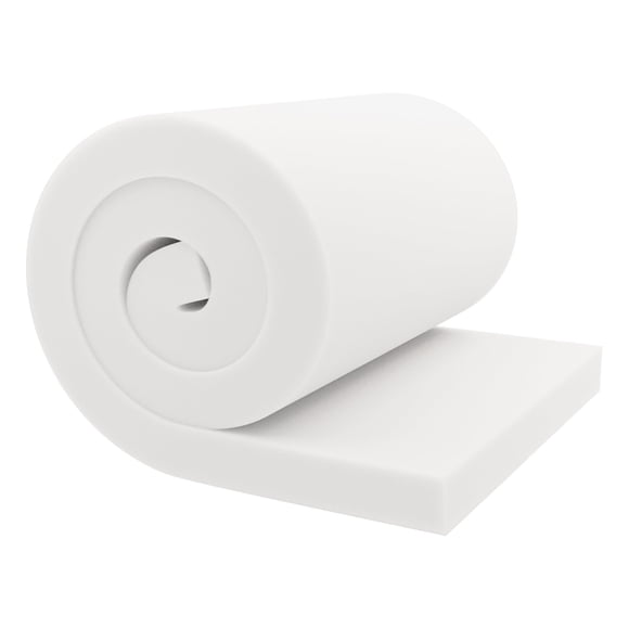 GoTo Foam 2" Height x 16" Width x 59" Length 44ILD (Firm) Upholstery Cushion Made in USA