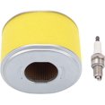 thumbnail image 1 of Air Filter Cleaner Spark Plug Fits Honoda GX240 GX270 8HP 9HP Engine EG3500X EG3500XK1 EN3500 EZ3500 Generator Replaces 17210-ZE2-822 17210-ZE2-821, 1 of 4