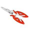 thumbnail image 1 of Cagogo Fishing Pliers, Multifunctional Stainless Steel Fishing Tool for Saltwater Freshwater, Hook Remover Line Cutter Split Shot Crimper, Fishing Gear Accessory for Anglers Boat Kayak Shore, 1 of 1