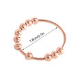 thumbnail image 2 of PVCS Spirale à Simple Bobine, Perles Pivotantes Libres, Anneau de Perles Anti-Anxiété, Adapté pour Femme, 2 of 7