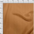thumbnail image 3 of oneOone Popeline de Coton Orange Tissu Rétro Champignon Matériel de Couture Tissu Imprimé au Mètre 42 Pouces de Large, 3 of 5