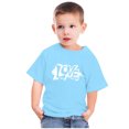 thumbnail image 1 of EGNMCR Blouses & Chemises à Manches Courtes Col Rond pour Tout-Petits Garçons Filles Mode Mignon Col Rond Imprimé Haut à Manches Courtes Blouse Fille, 1 of 5
