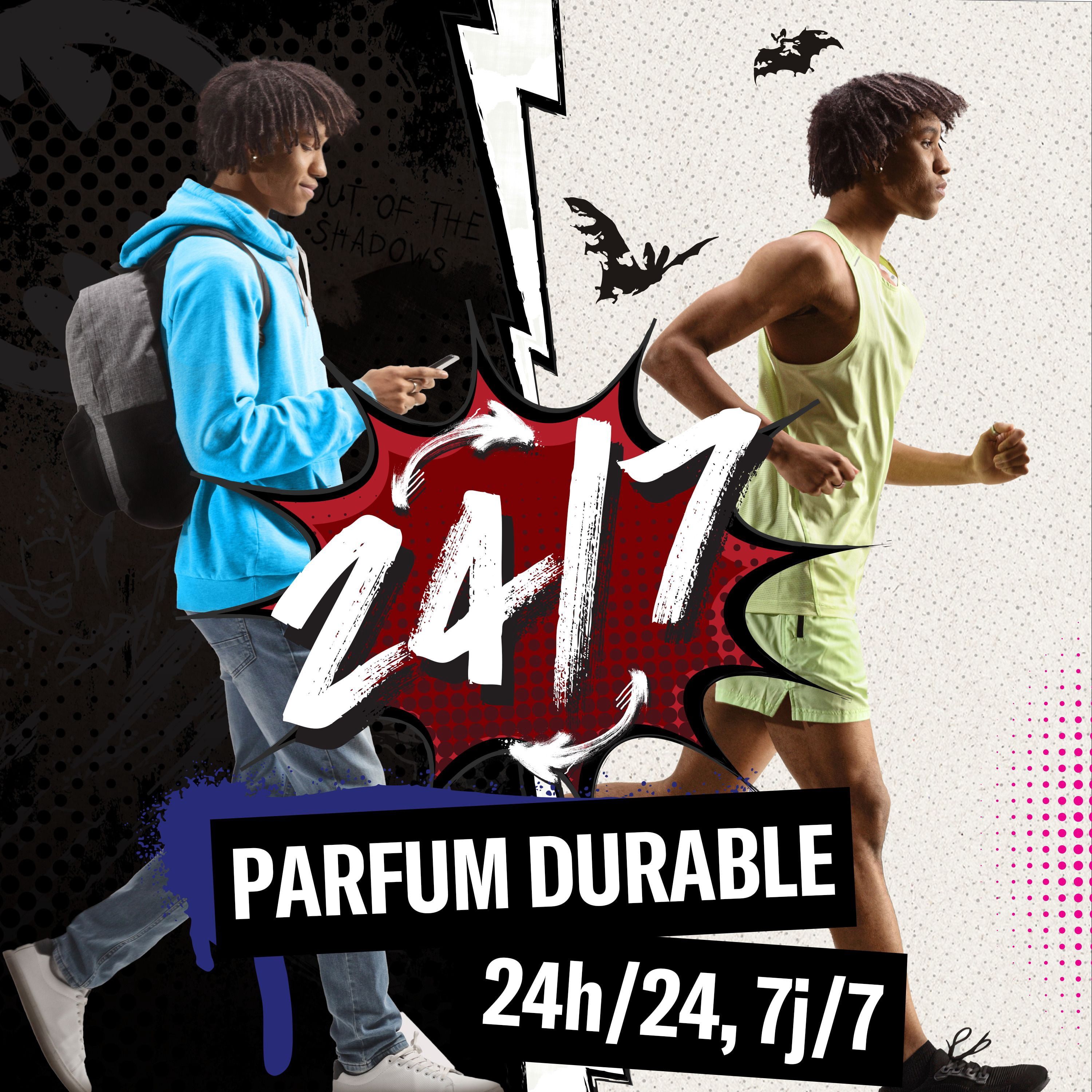 Ensemble-cadeau Old Spice Batman avec un désodorisant Batman de 85 g et un nettoyant pour le corps de 473 mL