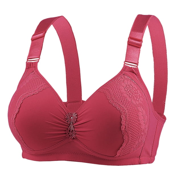 fheaev Everyday Bras for Women Light Padded Bras Comfortable Wireless Bras with Soft Support Regular And Plus Size Bras with Adjustable Shoulder Strap Tshirt Push Up Bralettes