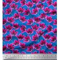 thumbnail image 1 of Soimoi Poly Georgette Fabric Artistic Floral Decor Fabric Printed Yard 52 Inch Wide, 1 of 3