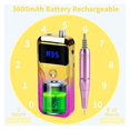 thumbnail image 4 of Portable Professional Nail Drill 35000 RPM Rechargeable Drill Set Gel Polish Remover Milling Cutter Wireless Manicure Machine ,Quality Torque, 4 of 5