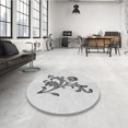thumbnail image 4 of Ahgly Company Machine Washable Indoor Rectangle Transitional Platinum Gray Area Rugs, 2' x 4', 4 of 7