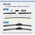 thumbnail image 3 of ORUYROP 19"+19" Windshield Wipers With 10" Rear Wiper Blade Sets Automotive Replacement for Ford Escape 2001-2004,Easy For Installation (Pack of 3), 3 of 6