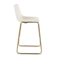 thumbnail image 4 of Heavenly Collection Counter PU Stool with Gold Legs, 4 of 5