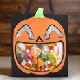 thumbnail image 4 of Teeth Window Treat Bag Pumpkin, 4 of 7