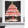 thumbnail image 3 of Birdeem Christmas Decoration Hanging Cloth Party Holiday Christmas Tree Background Cloth Gift, 3 of 10