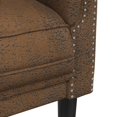 thumbnail image 5 of vidaXL Fauteuil de Salon - Similicuir Suédé Brun, 5 of 5