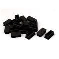 thumbnail image 1 of Unique Bargains Table Legs Plastic Blanking End Cap Rectangle Tube Insert 20mmx40mm 20pcs, 1 of 2
