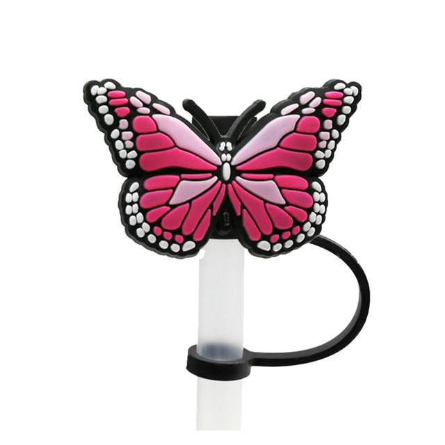 Couvercle de Paille au Design Coloré pour StanleCup, Couvre-Paille en Silicone avec Nœud, Capuchon Protecteur, Embout Réutilisable, Embouts de Boisson, Couvercles, Accessoires de Couvercle 8,0 mm, Embout de Paille StanleCup, Tasse d'Hiver, Tasses en Céramique, Tasses Sans Anse