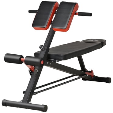 Soozier Multi-Functional Hyper Extension Bench Dumbbell Bench Adjustable Roman