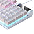 thumbnail image 4 of Miulika Clavier d'Éclairage à DEL Commandes Multimédias Jeu Blanc, 4 of 4