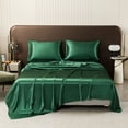 thumbnail image 1 of Birdeem Queen Size Satin Fitted Sheet,Luxurious Silk Like Feel with Deep Pocket Design,Easy Care Wrinkle Free and Breathable Bedding for Comfortable Sleep, 1 of 9