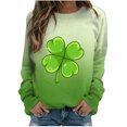 thumbnail image 1 of QIPOPIQ Chandails à Manches Longues pour Femmes T-Shirts de la Saint-Patrick Chandail Shamrock T-Shirt Vert Hauts T-Shirts de la Saint-Patrick Tuniques à Col Rond pour Dames T-Shirts de Fête T-Shirts Graphiques Aubaines, 1 of 4
