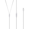 thumbnail image 4 of Restored Beats urBeats3 Wired Earphones with Lightning Connector - Tangle Free Cable, Magnetic Earbuds, Built-In Microphone and Controls - (Satin Silver), 4 of 5